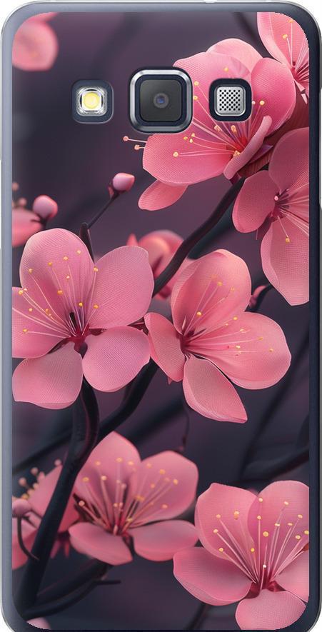 Чехол на Samsung Galaxy A3 A300H Пурпурная сакура (6075t-72-42517)