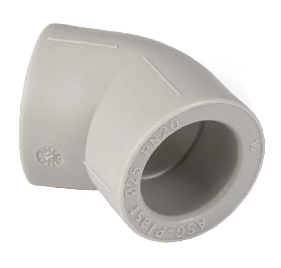 Колено ASG Plast 40х45° (AKD5609)
