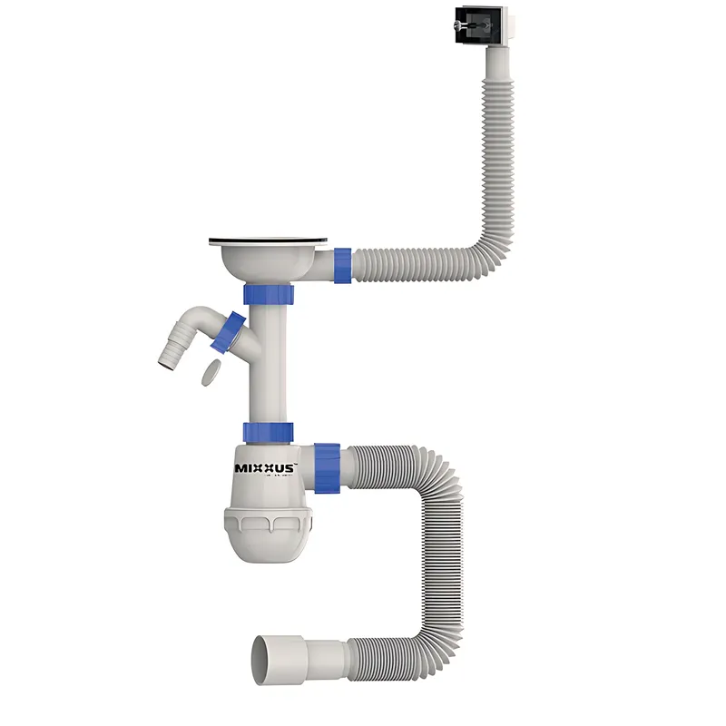 Сифон для кухні Mixxus SK-02-B 3 1/2" x 40 мм Білий (OL-MI8195)