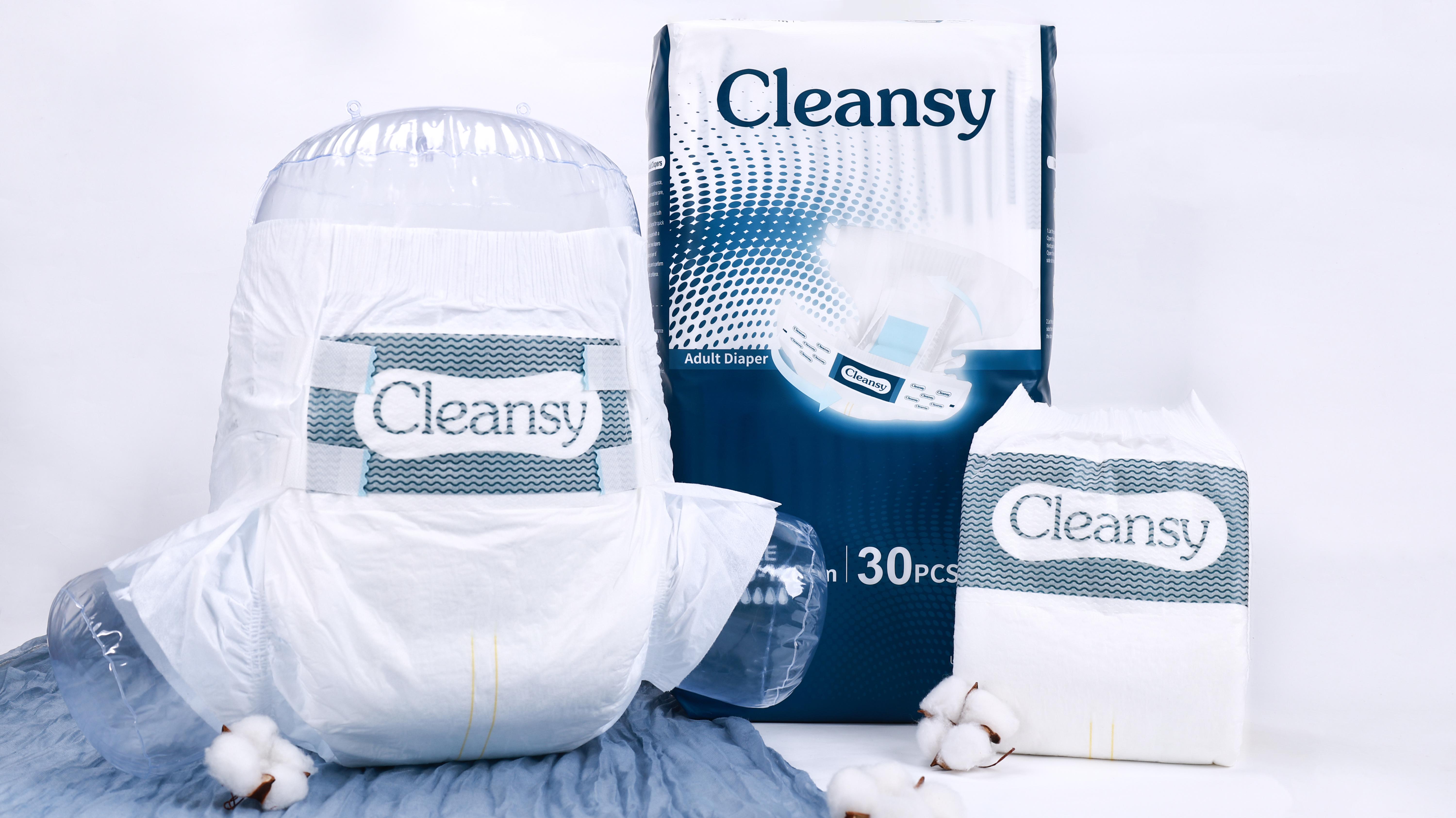 Подгузники для взрослых Cleansy L 30 шт. - фото 3 Подгузники для взрослых Cleansy L 30 шт. - фото 3