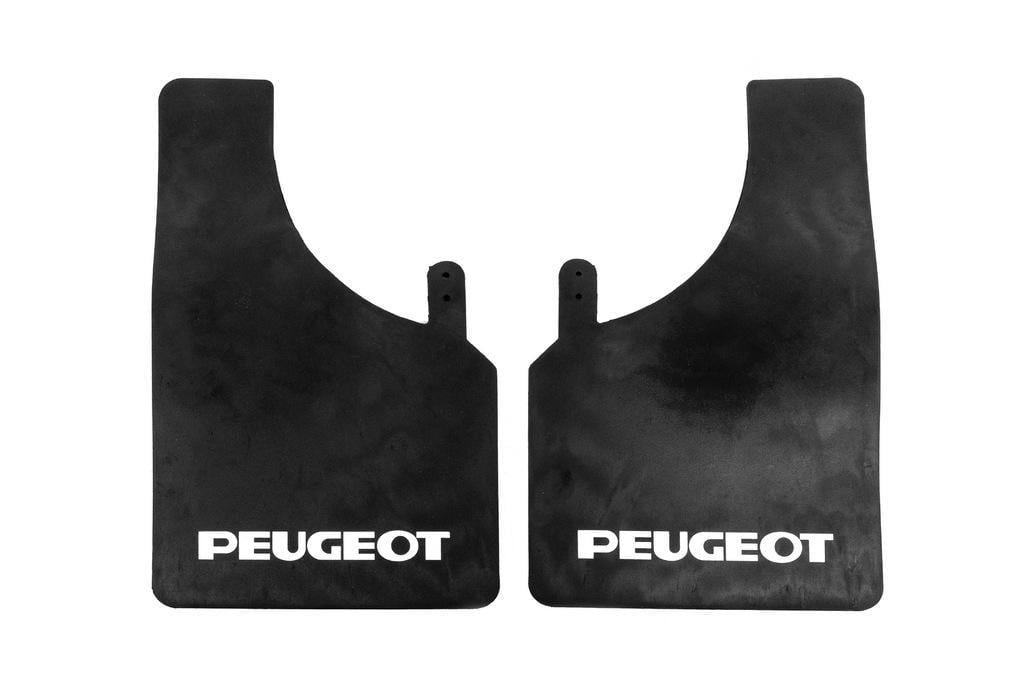 Брызговики Polytep для Peugeot резина Черный 280х440 мм 2 шт. (131485)