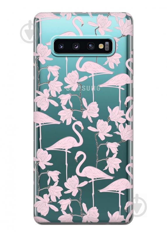 Чехол iSwag для Samsung Galaxy S10 Розовые фламинго (H402) Чехол iSwag для Samsung Galaxy S10 Розовые фламинго (H402)