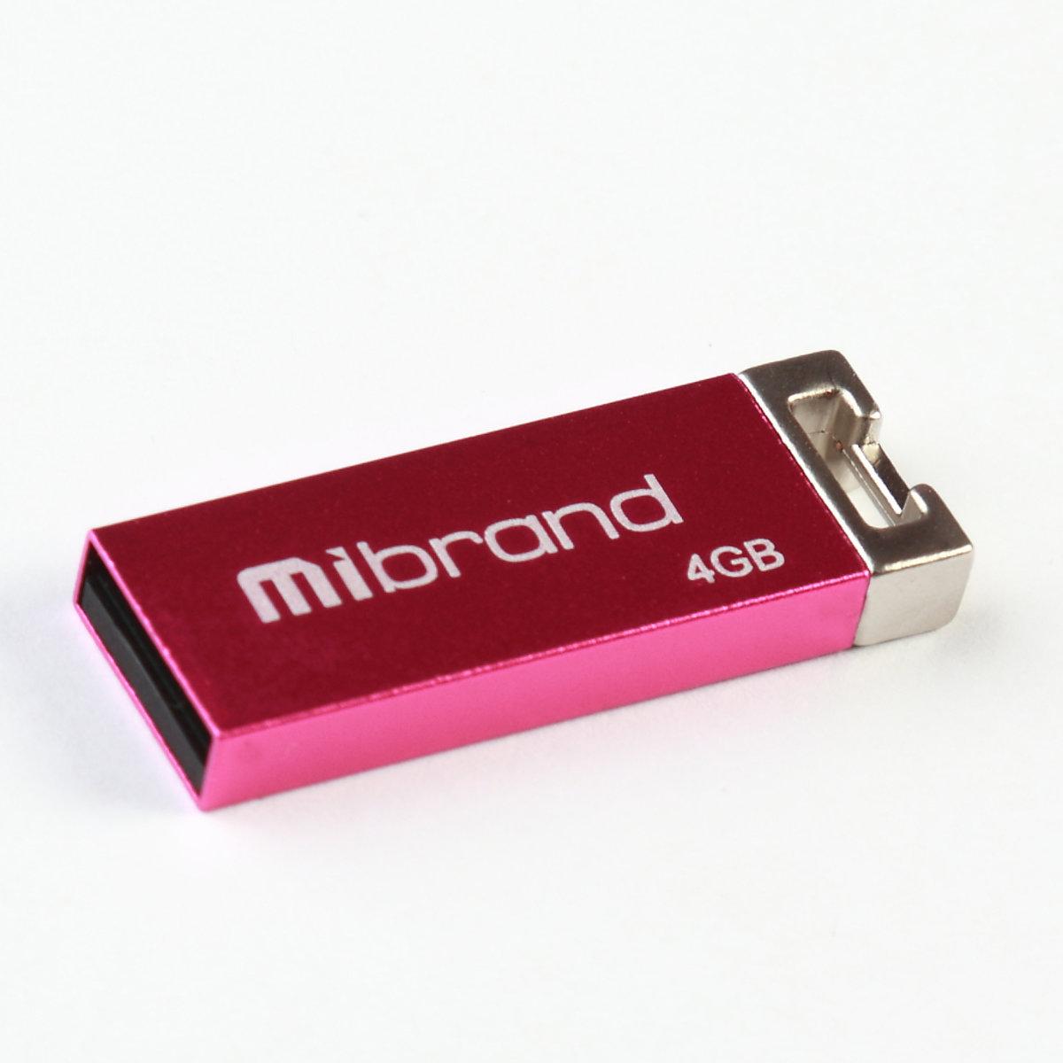 Флеш память Flash Mibrand Usb 2.0 Chameleon 4 Gb Pink