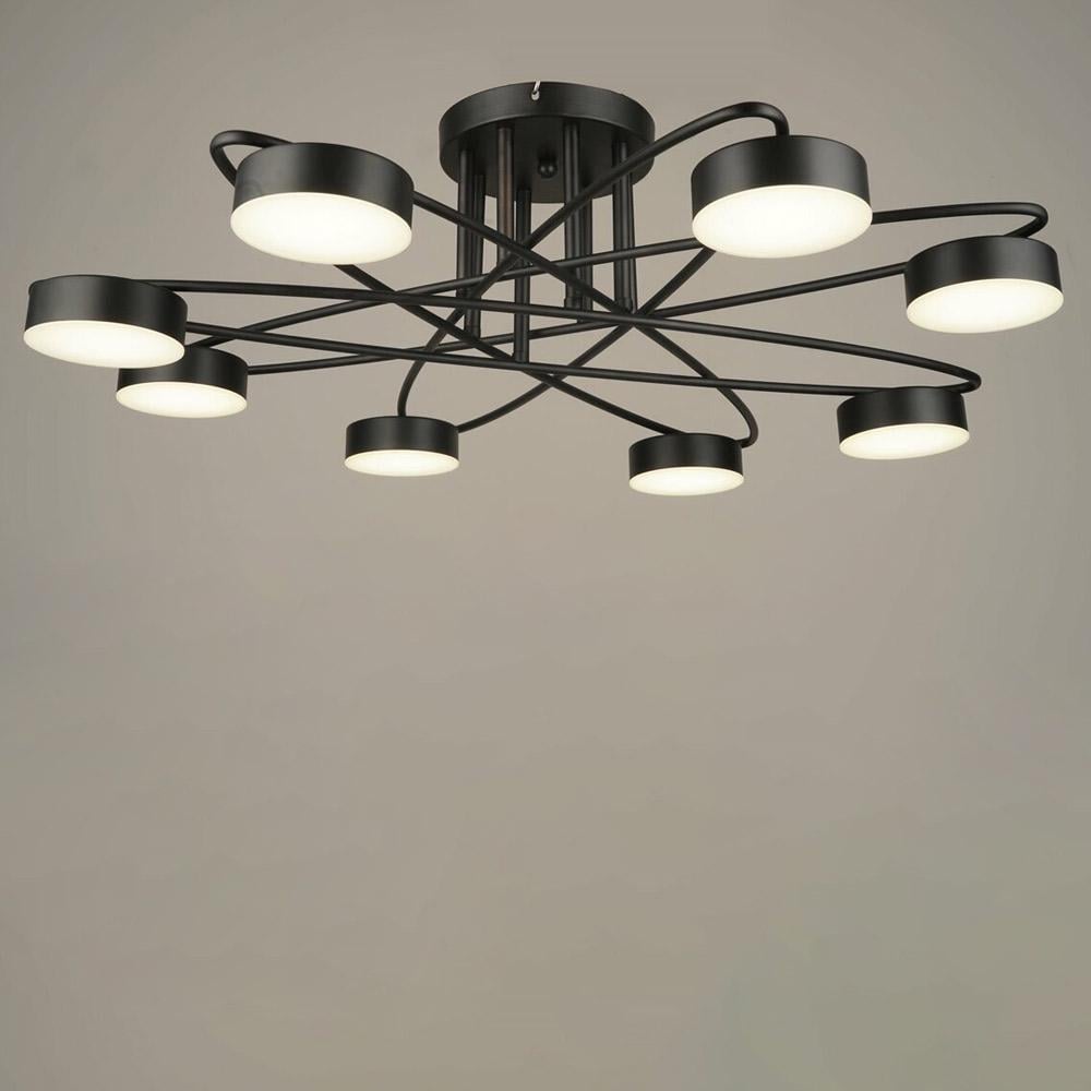 Люстра потолочная светодиодная Light House SRS-19544/8 112W Черный 