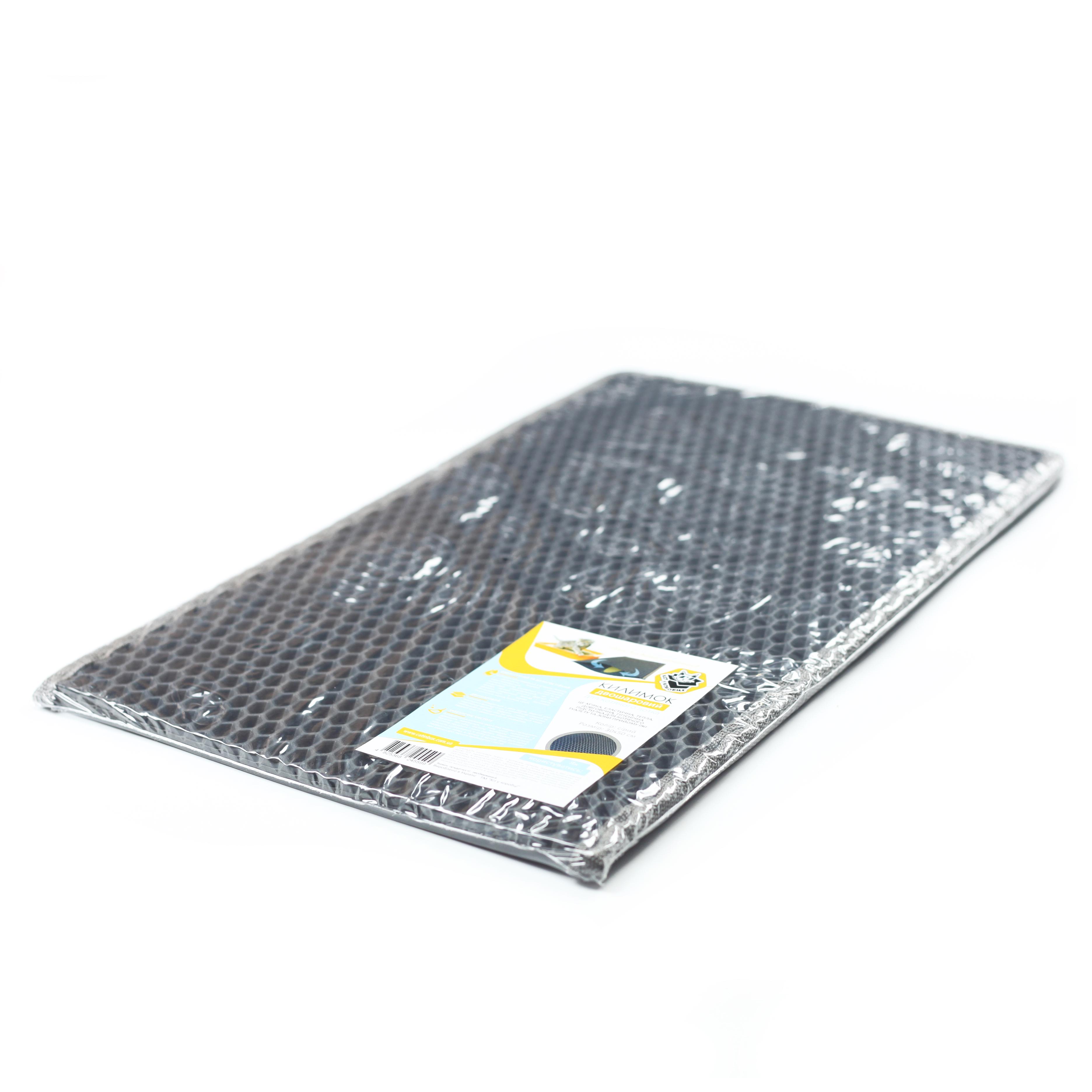 Коврик двухслойный Cat in Box для кошачьего лотка EVA 50x30 см Серый - фото 3 Коврик двухслойный Cat in Box для кошачьего лотка EVA 50x30 см Серый - фото 3