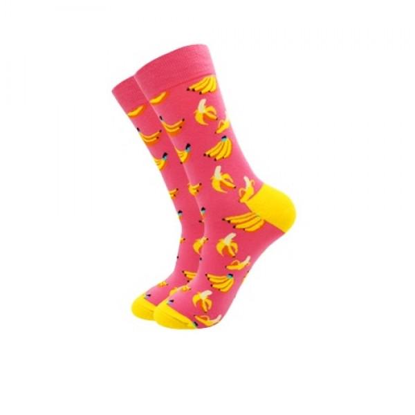 Шкарпетки веселі чоловічі Нарру Socks Фрукти Банан р. 39-43