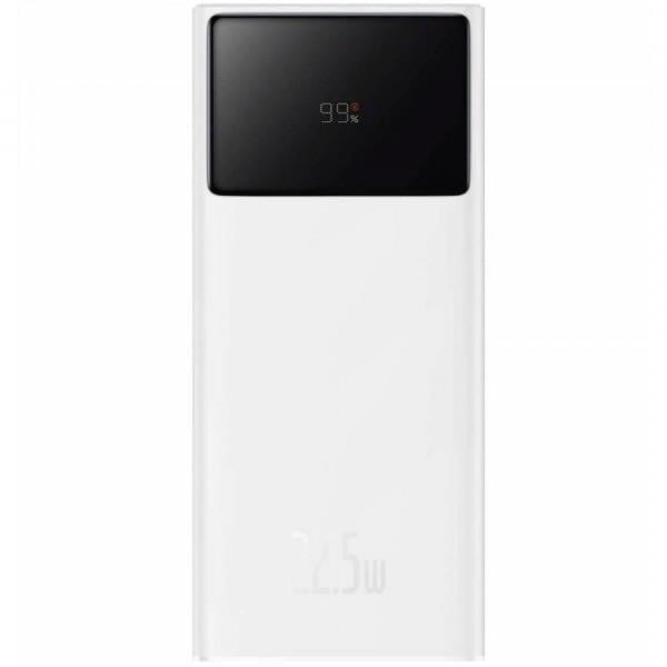 Повербанк BASEUS PPXJ060102 Star Lord Display 30000 mAh 22,5W QC Li-pol Cable Type-C White (13827446)