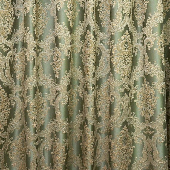 Ткань портьерная жаккардовая IDEIA Мона V-40 2,9 м Олива (2200004127910)