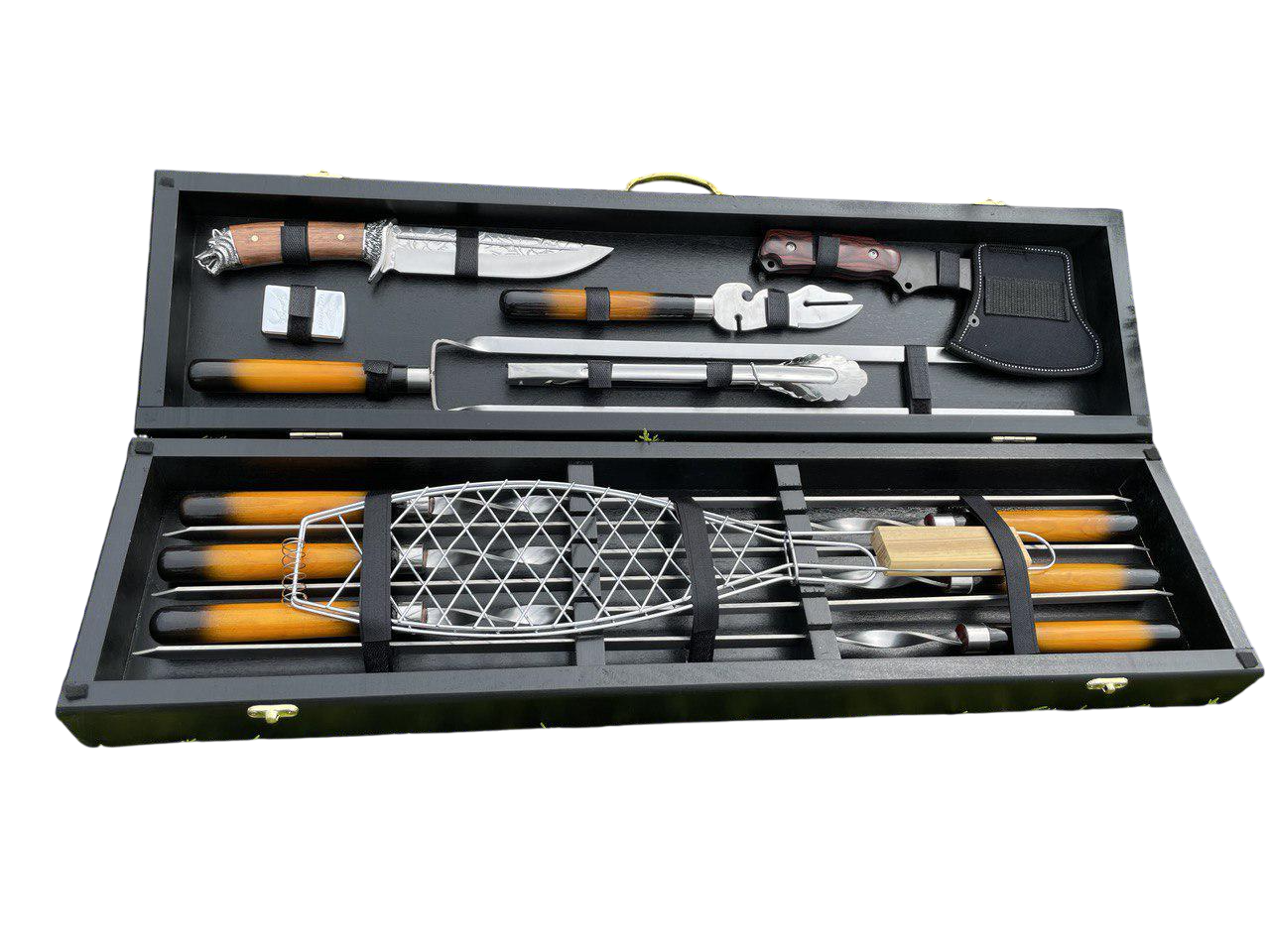 Набір шампурів Хижак у кейсі