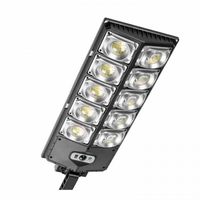 Фонарь уличный W789A-5 300LED с солнечной панелью и датчиком движения Черный - фото 2