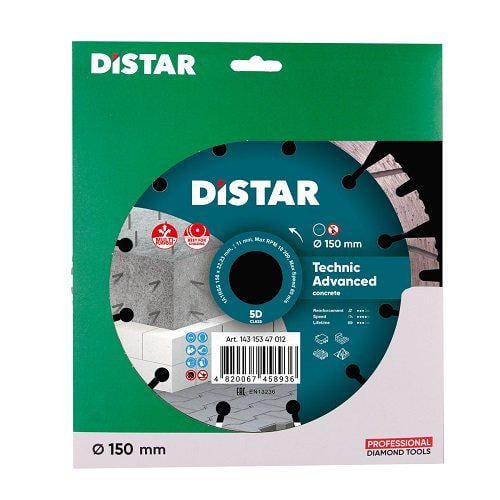 Диск алмазний Distar Technic Advanced 1A1RSS 150 мм бетон (14315347012) - фото 2