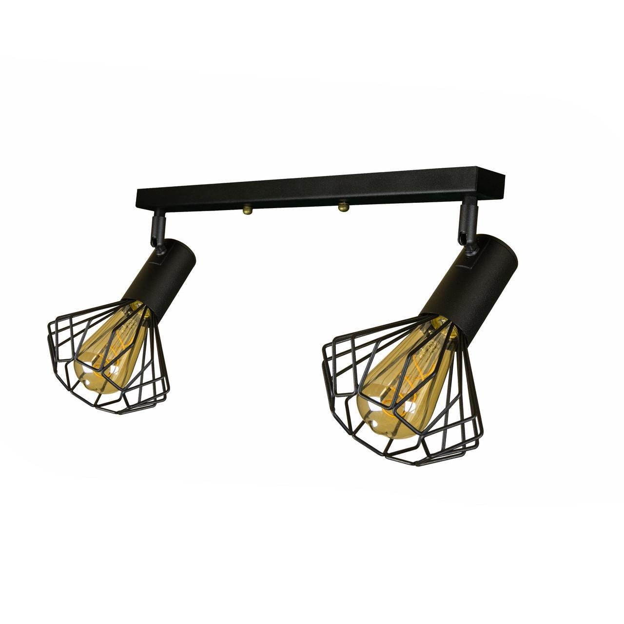 Спот MSK ELECTRIC Diadem под две лампы Е27 Черный (NL 22151-2) - фото 1 Спот MSK ELECTRIC Diadem под две лампы Е27 Черный (NL 22151-2) - фото 1