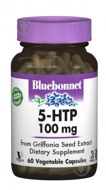 5-HTP (Гидрокситриптофан) 100 мг Bluebonnet Nutrition 60 капсул