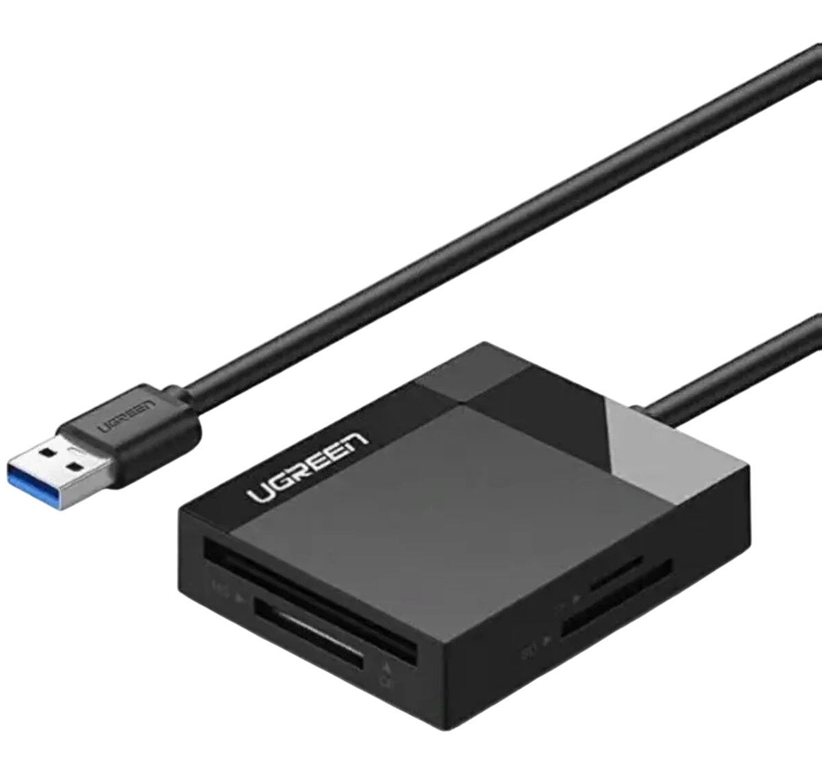 Кардидер UGREEN UGREEN CR125 4в1 USB 3.0 Black (612989)