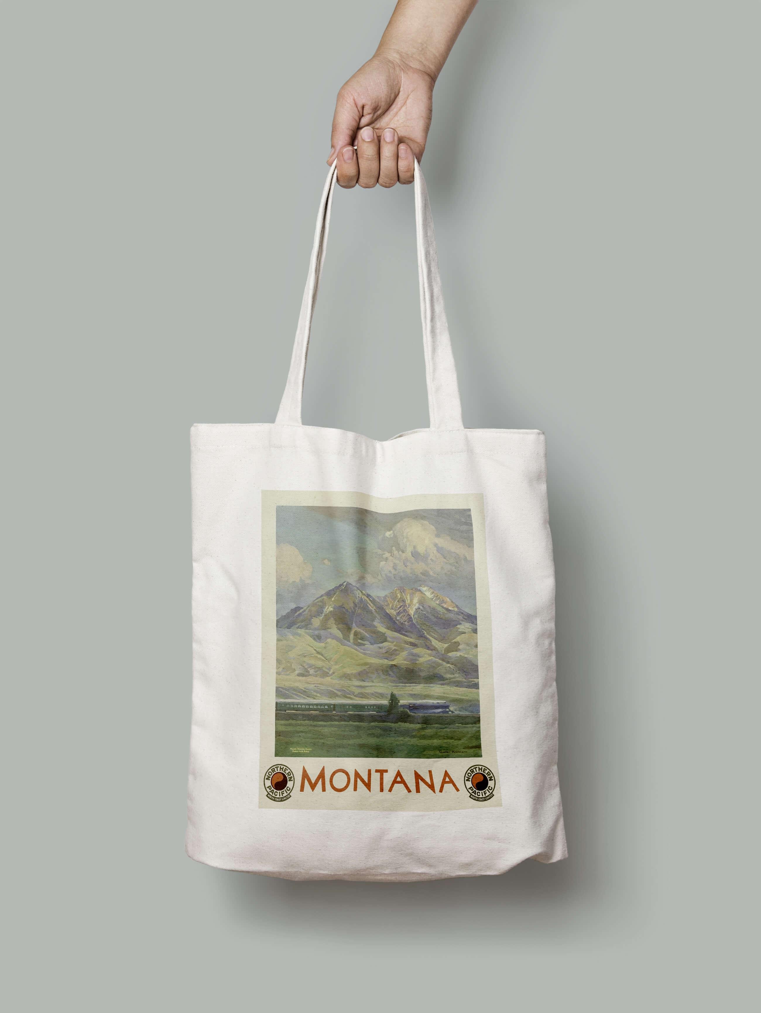 Эко-сумка Монтана горы поезд шопер (montana_3_Bag)
