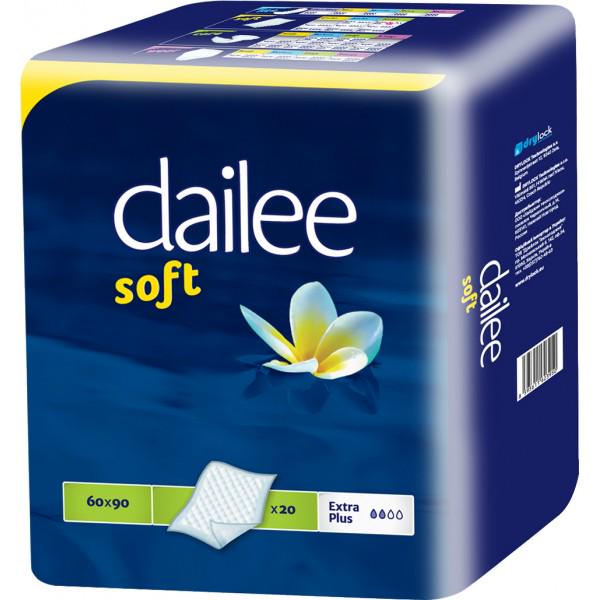 Пелюшки одноразові Dailee Soft 90х60 см 20 шт. 2 краплі