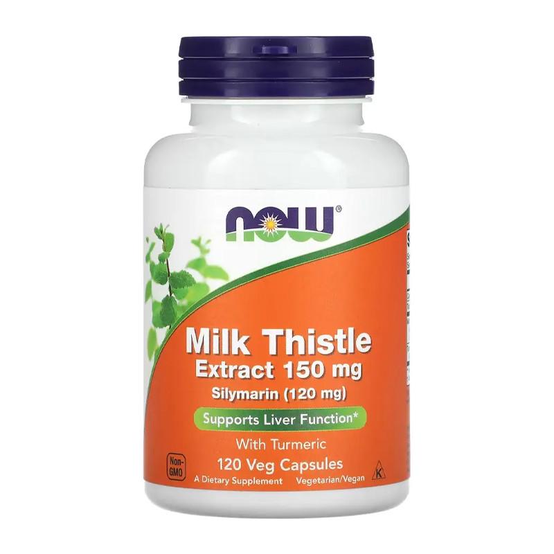 Екстракт молочного чортополоха NOW Milk Thistle Extract 150 мг 120 капс. (10157-01)