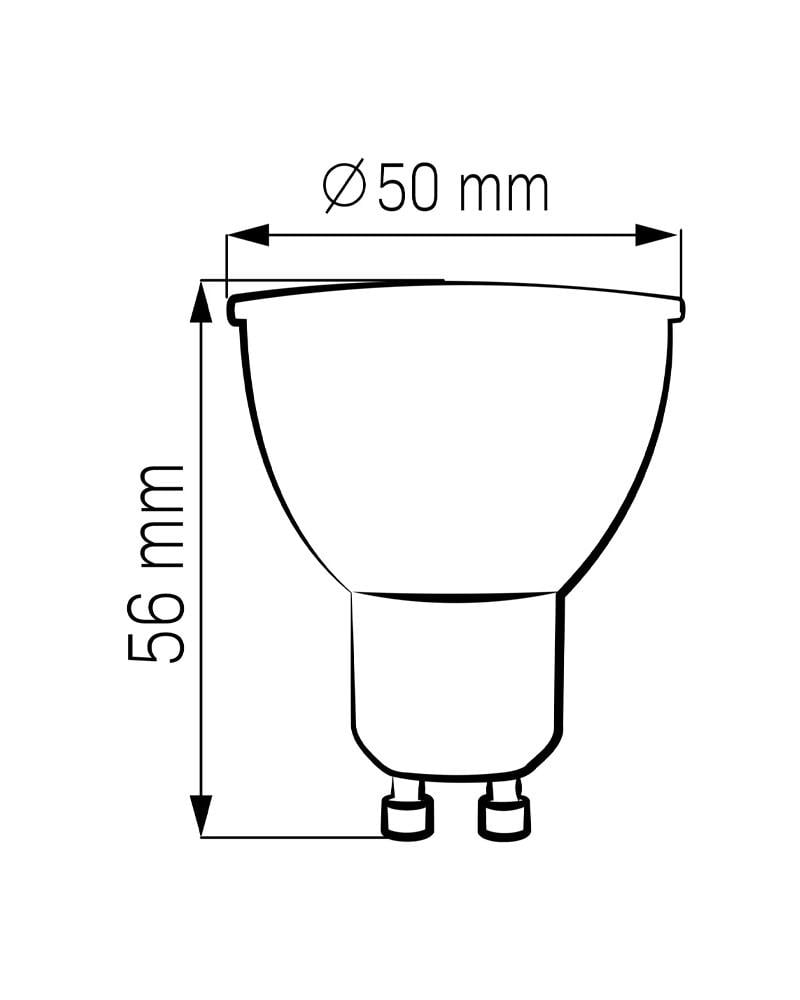 Світлодіодна лампочка Goldlux 328496 GU10 10W 3000K 1000Lm IP20 Білий - фото 2 Світлодіодна лампочка Goldlux 328496 GU10 10W 3000K 1000Lm IP20 Білий - фото 2