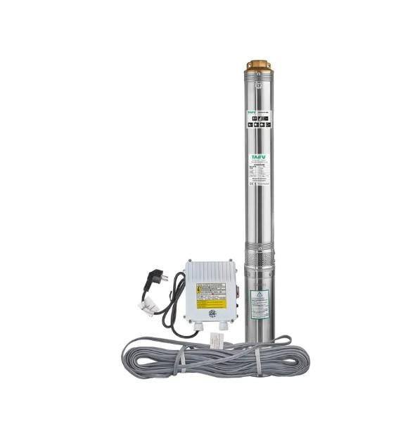 Скважинный насос центробежный Taifu 4STM 4/10+40M 750 Вт с кабелем 40 м и пультом (TF3391)