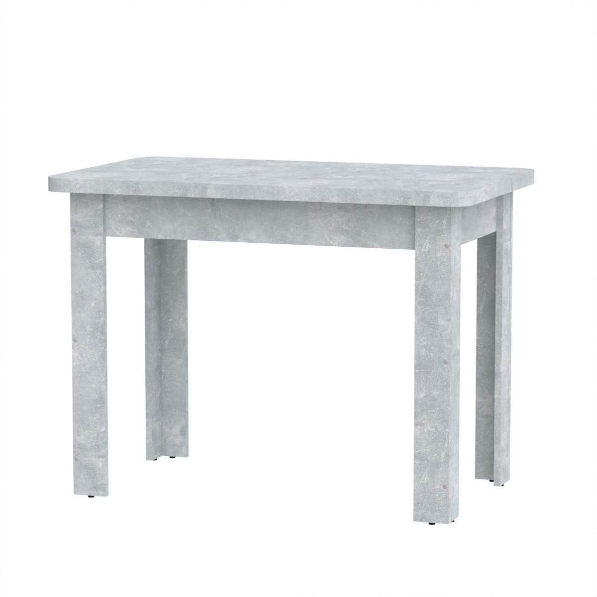 Стіл кухонний Компаніт КС 6 100х60х73,6 см Бетон (66f00be3e46f9163b5262a46) - фото 1 Стіл кухонний Компаніт КС 6 100х60х73,6 см Бетон (66f00be3e46f9163b5262a46) - фото 1