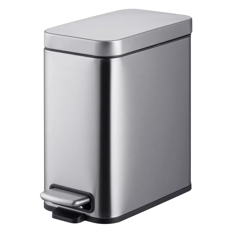 Мусорное ведро с плавным закрытием MIXXUS Premium Quadro-TC0105 SS Color прямоугольное 5 л Нержавеющая сталь (MI7062) Мусорное ведро с плавным закрытием MIXXUS Premium Quadro-TC0105 SS Color прямоугольное 5 л Нержавеющая сталь (MI7062)