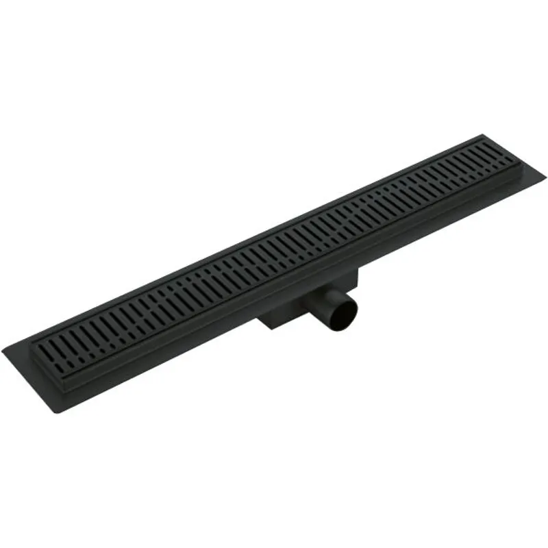 Трап душовий KOER FD35-70x700 із нержавіючої сталі SUS304 Black (KR3277)