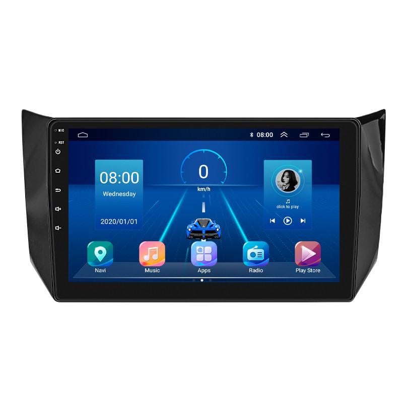 Автомагнитола штатная Lesko для Nissan Tiida II 2015-2018 10" 6/128Gb 4G Wi-Fi GPS Top MOB