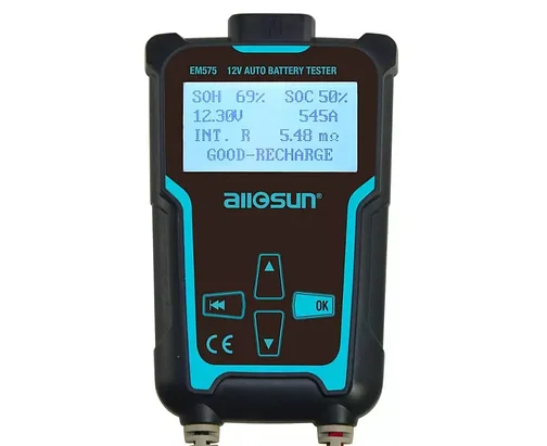 Тестер диагностический Allosun EM575 12/24 V (1267113392) Тестер диагностический Allosun EM575 12/24 V (1267113392)