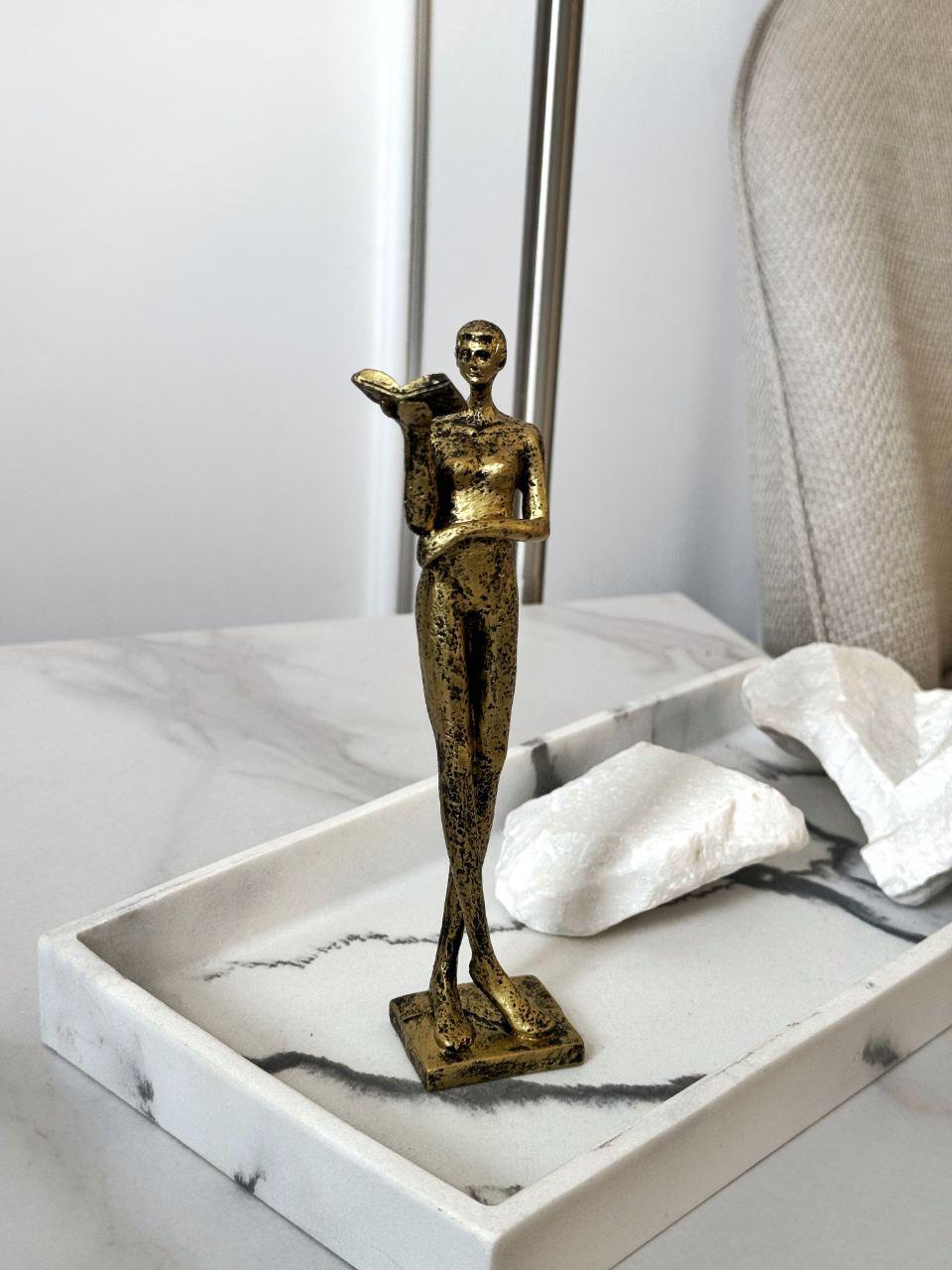 Статуетка Сяйво інтелекту 17,8х4,5 см Бронзовий (15909-1)