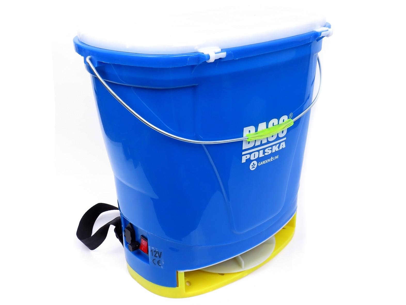 Сеялка-разбрасыватель аккумуляторная Bass Polska 8562 для семян и удобрений 20 л 10 м (24311855) - фото 8 Сеялка-разбрасыватель аккумуляторная Bass Polska 8562 для семян и удобрений 20 л 10 м (24311855) - фото 8