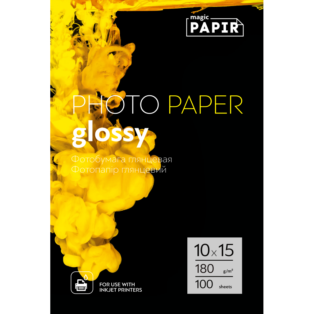 Фотобумага глянцевая Magic Superior PAPER 180г/кв. м 100 л. 10x15 см (1189399014)