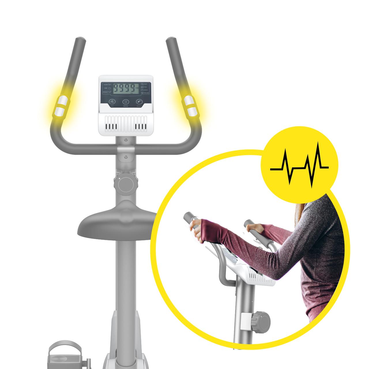 Велотренажер магнитный Cornix Hanna White/Grey (2670212071) - фото 8 Велотренажер магнитный Cornix Hanna White/Grey (2670212071) - фото 8