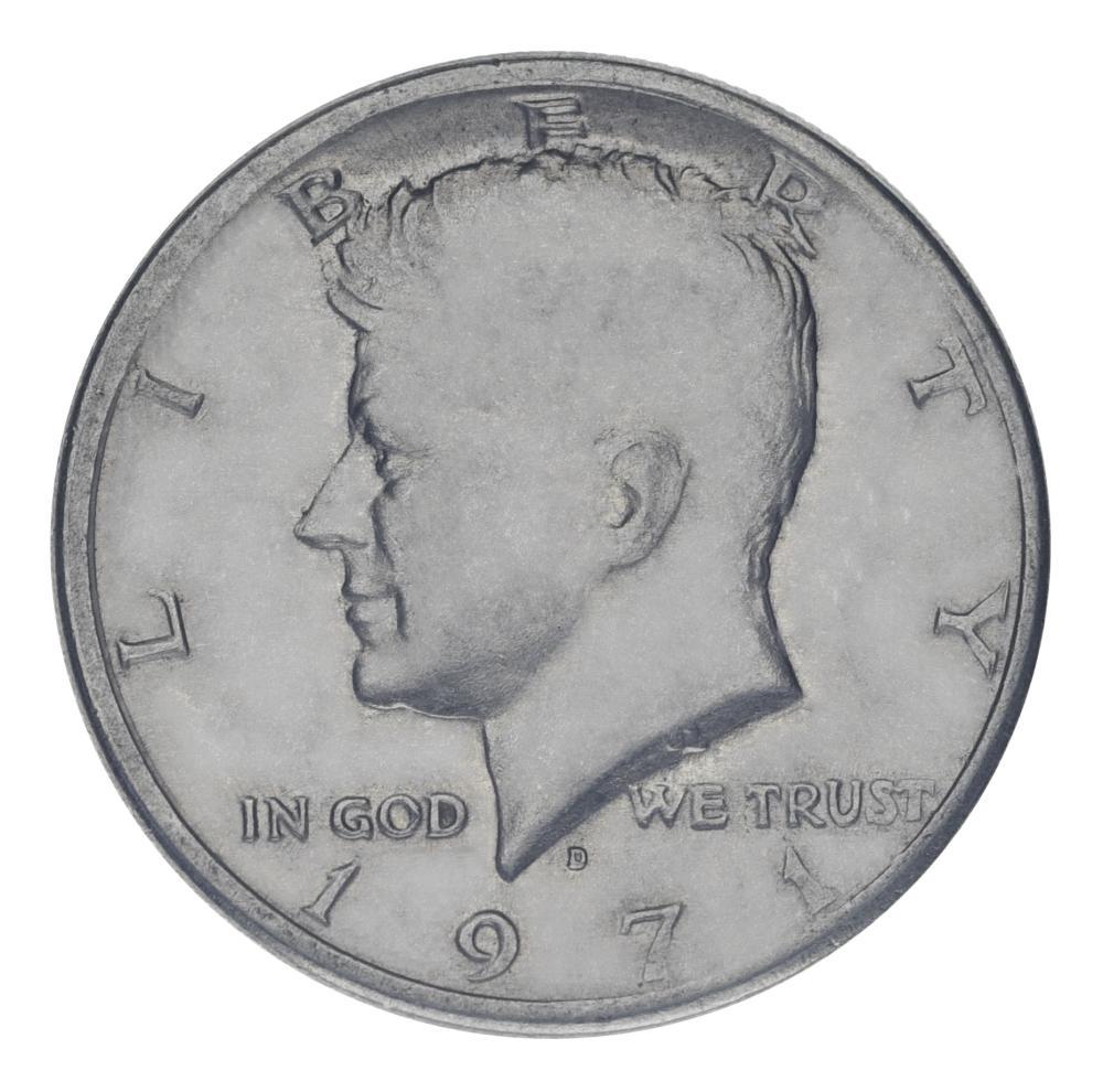 Коллекционная монета США 50 центов half 1971 F-VF Джон Кеннеди (М23404)