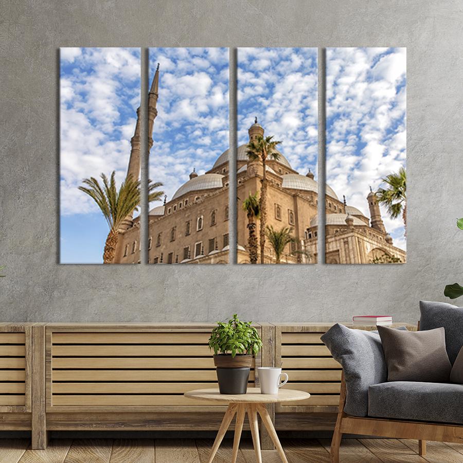 Картина модульная из 4 частей Мечеть Мухаммеда Али в Каире M 89x53 см (402-41)