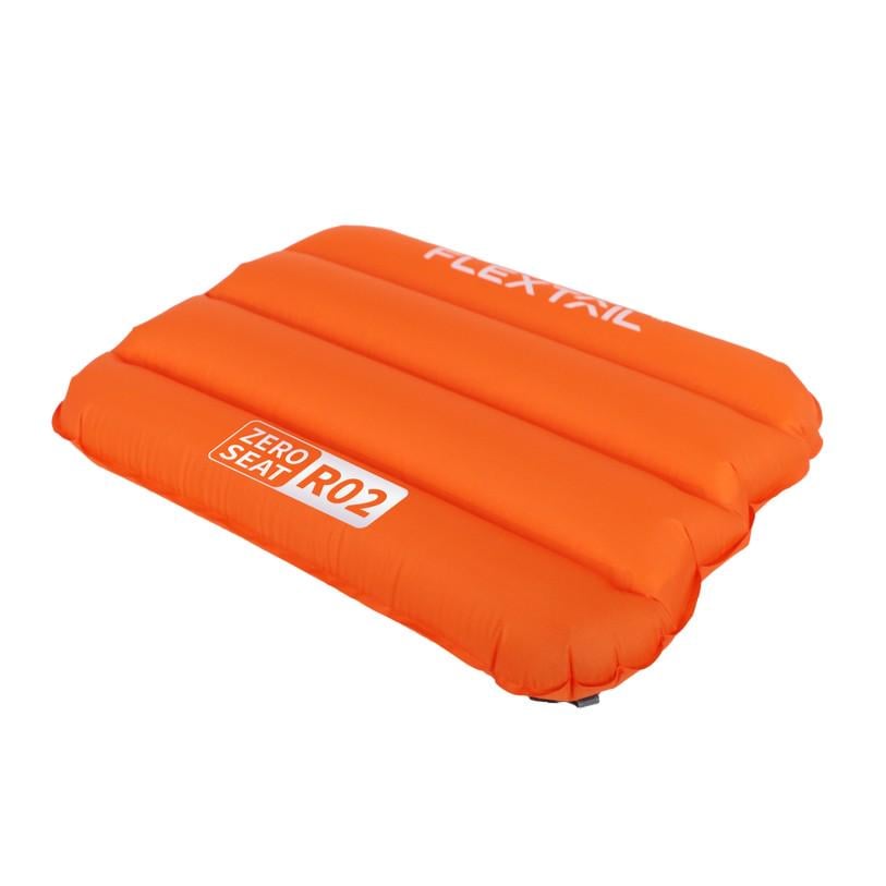Надувна сидушка туристична Flextail Zero Seat R02 28х40 см нейлон 40D Orange (6975755962160)