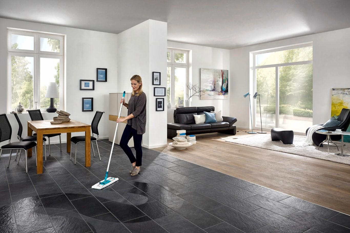 Швабра для підлоги Leifheit 55045 Profi XL micro duo алюмінієва (26357236) - фото 11 Швабра для підлоги Leifheit 55045 Profi XL micro duo алюмінієва (26357236) - фото 11