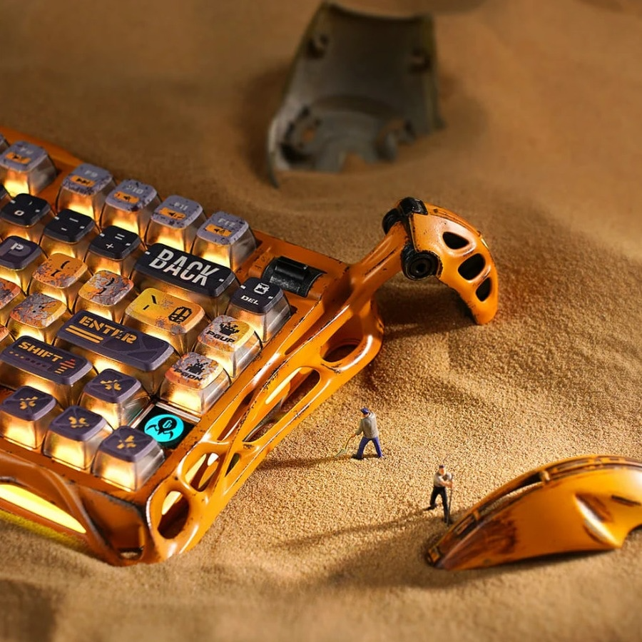 ᐉ Клавиатура GravaStar Mercury K1 Pro Battle-Worn Yellow