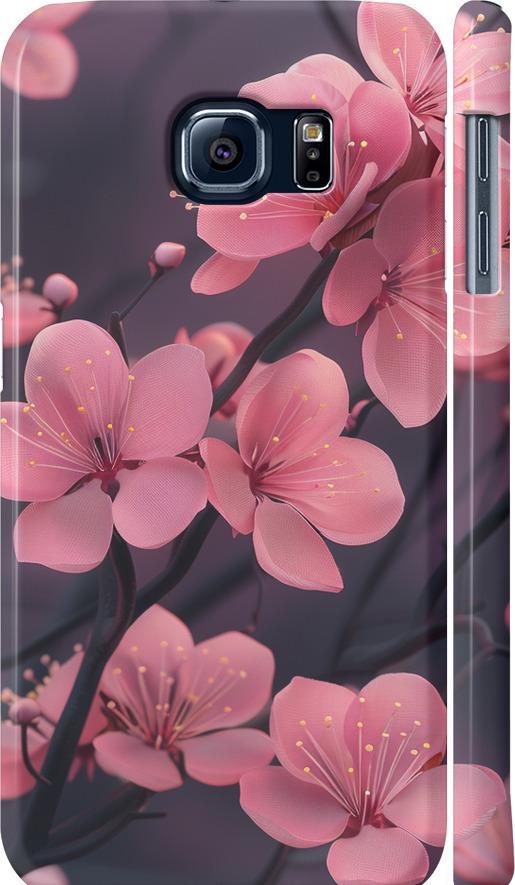 Чехол на Samsung Galaxy S6 G920 Пурпурная сакура (6075m-80-42517)