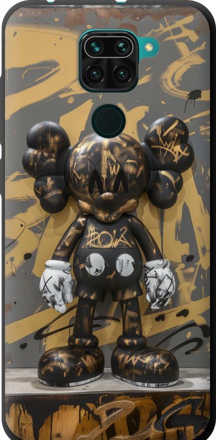Чехол на Xiaomi Redmi Note 9 Bronze kaws (6097b-2017-42517)