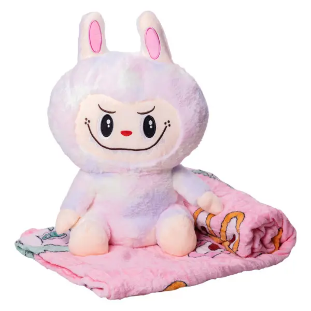 М'яка іграшка велика Labubu Рожевий - фото 1