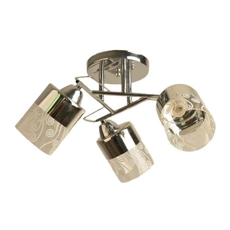 Люстра хромированная Свет SH-8101/3A CR на три плафона