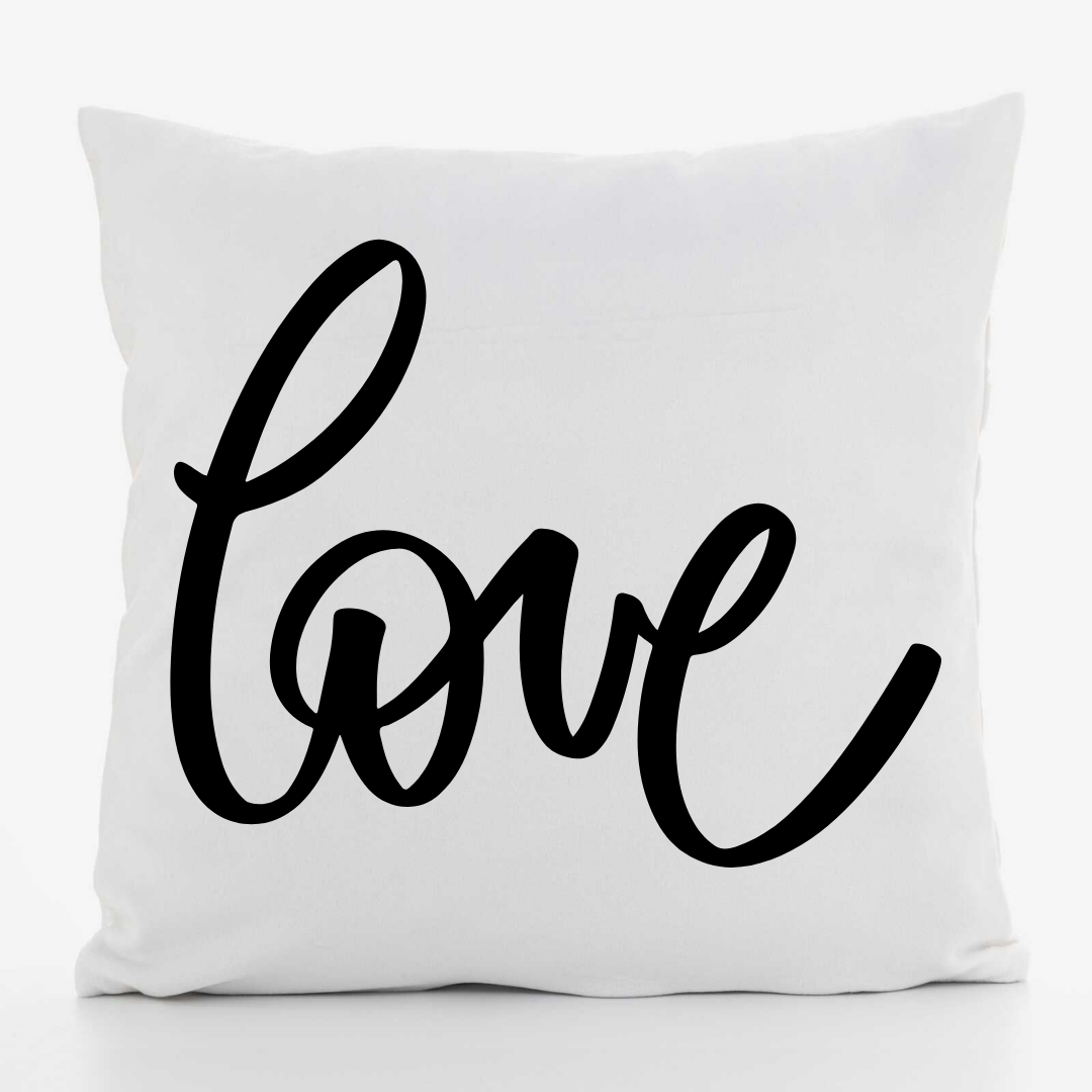 Подушка декоративна з принтом Love габардин 30х30 см (1243) Подушка декоративна з принтом Love габардин 30х30 см (1243)