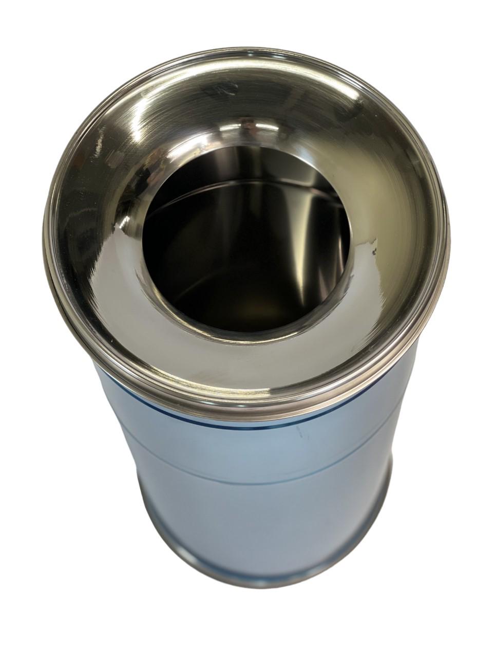 Урна-пепельница круглая MAXIFLOW для зон курения в ресторанах/гостиницах/парках с ободком из нержавеющей стали 37 л (4513.2860S.430.00 ) - фото 4 Урна-пепельница круглая MAXIFLOW для зон курения в ресторанах/гостиницах/парках с ободком из нержавеющей стали 37 л (4513.2860S.430.00 ) - фото 4