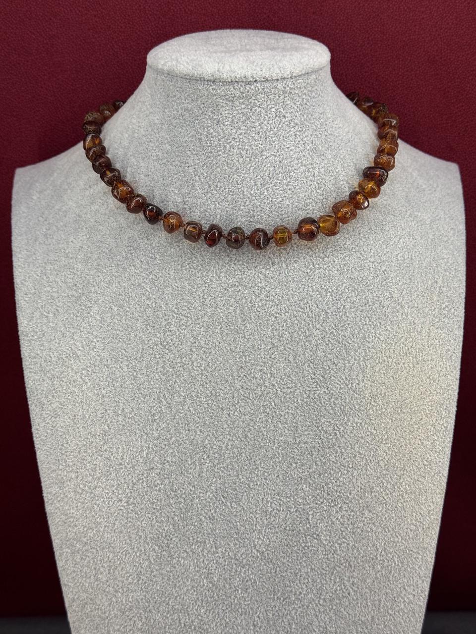 Бусы из янтаря детские 35 см (у-15)