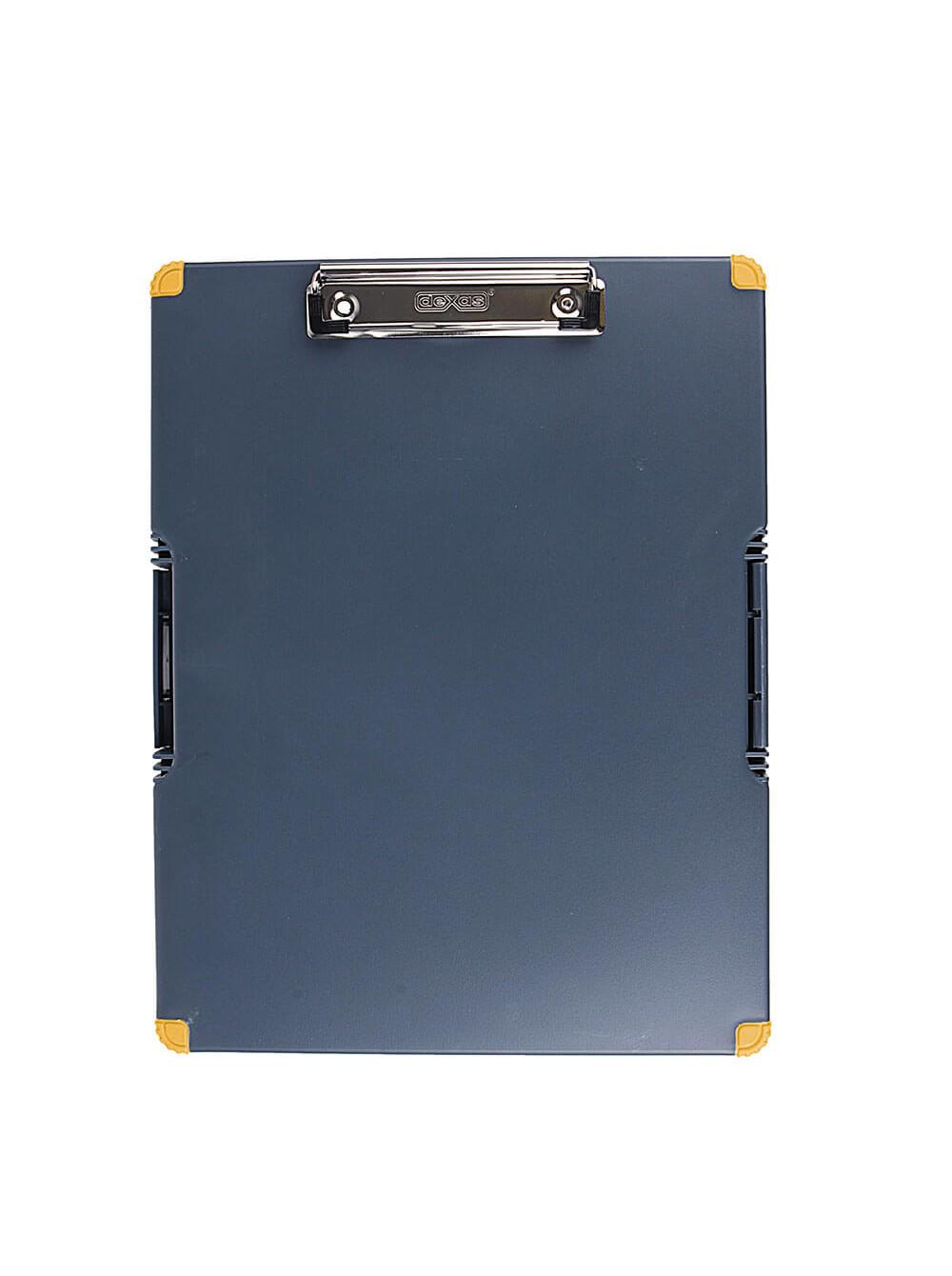 Папка-планшет Dexas Дуо-клипкейс двойная с клипсой А4 Оранжевый