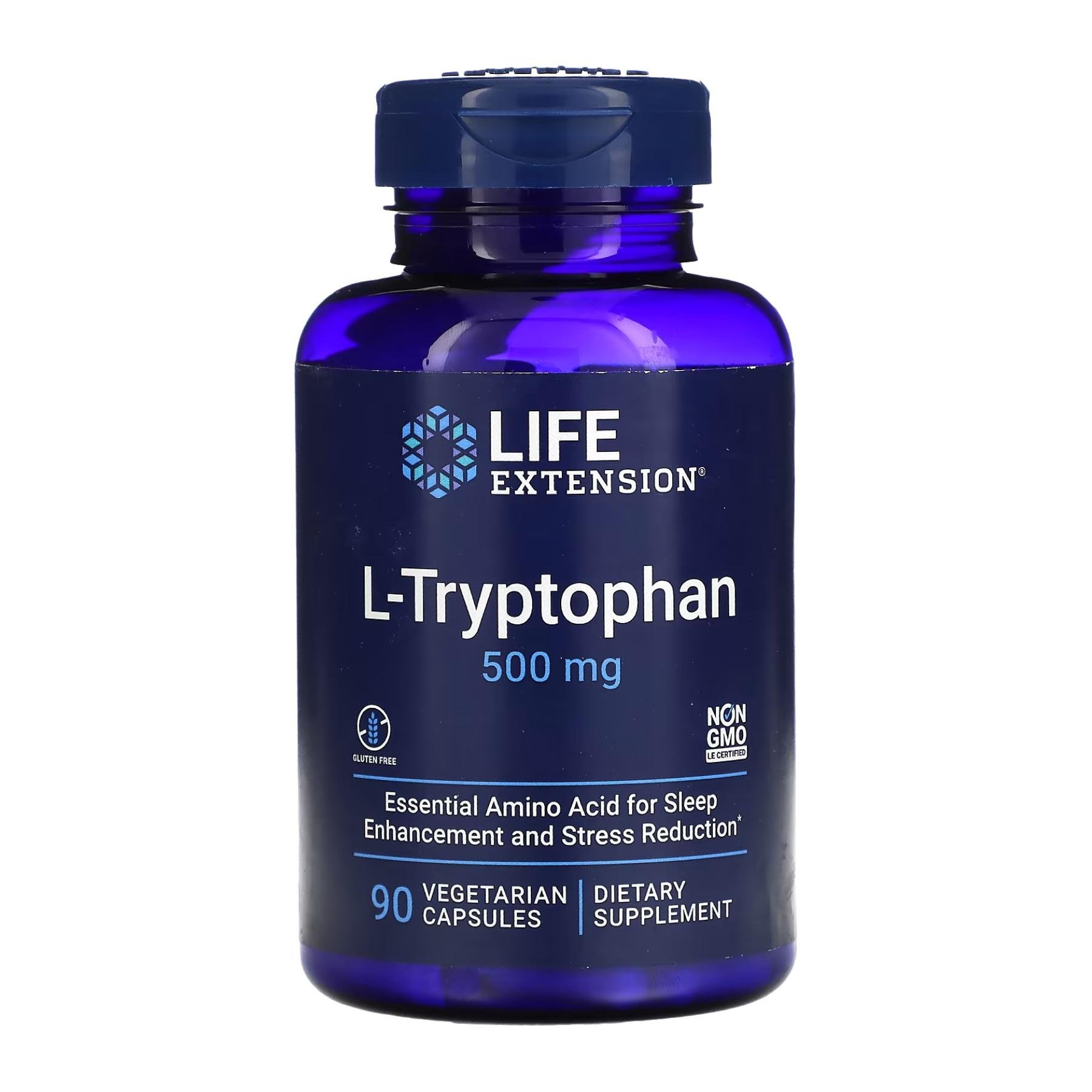 Амінокислота L-Tryptophan 500 mg 90 vcaps (100-78-0346945-20)