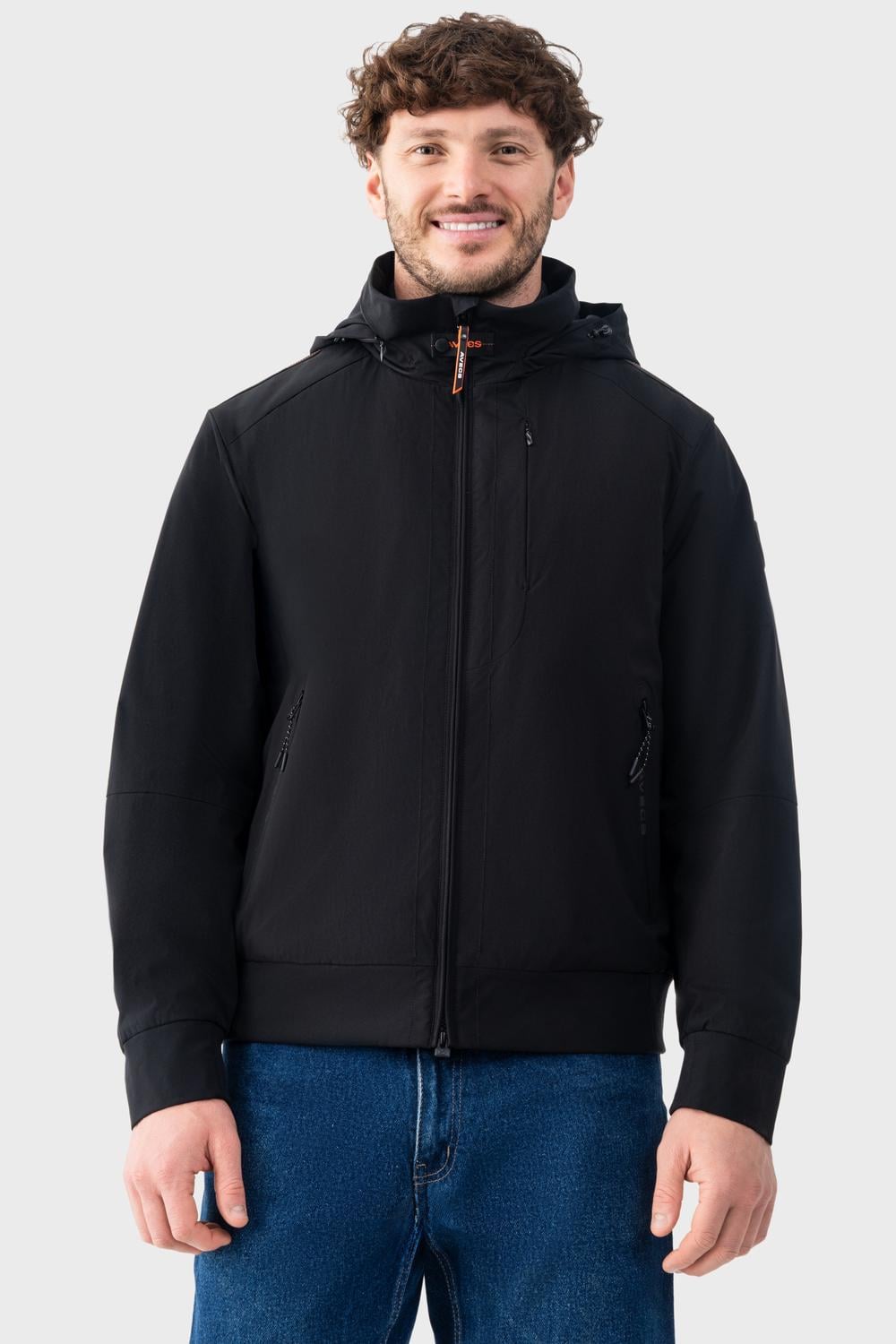 Куртка Avecs с технологией Windproof XL Черный (50574/1-XL)