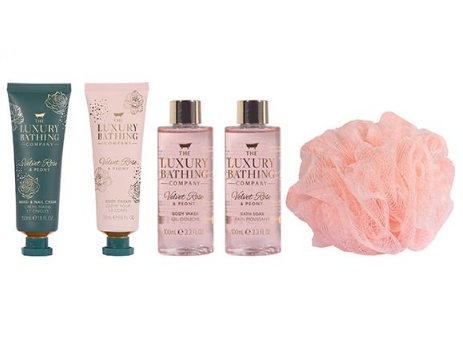 Подарочный набор косметики для рук и тела THE LUXURY BATHING Pure Indulgence VRP 2025 губка/гель/пена/крем 2 шт. (29579747)