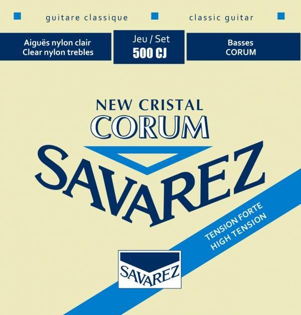 Струни для класичної гітари Savarez New Cristal Corum 500CJ High Tension (114391)