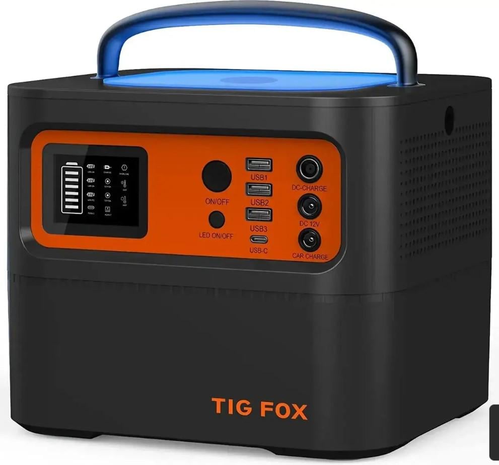 Портативна зарядна станція TIG FOX Portable 540 Wh живлення до 8 годин (0015)